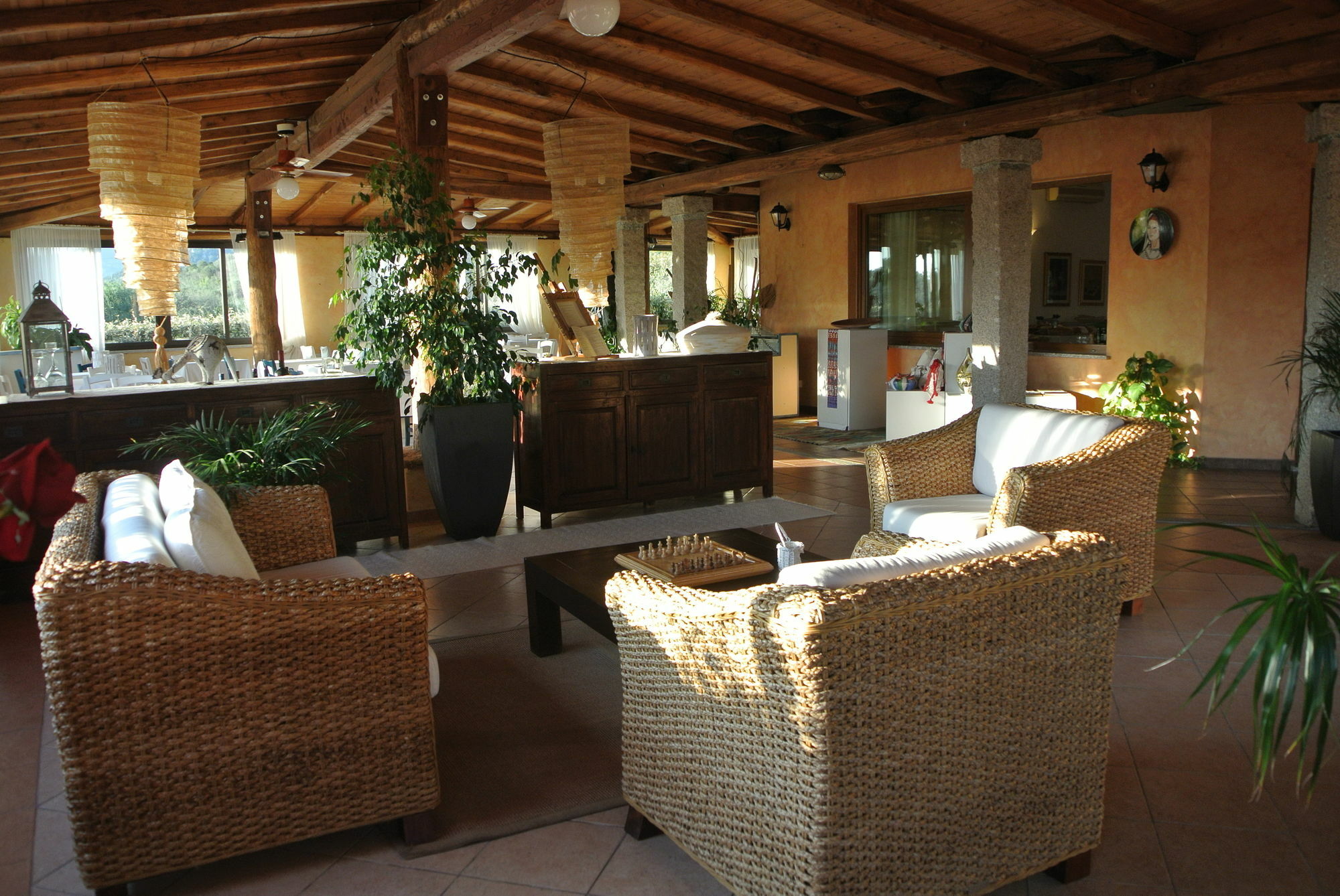Relais Fenicottero Rosa Pensionat Porto Taverna Eksteriør billede