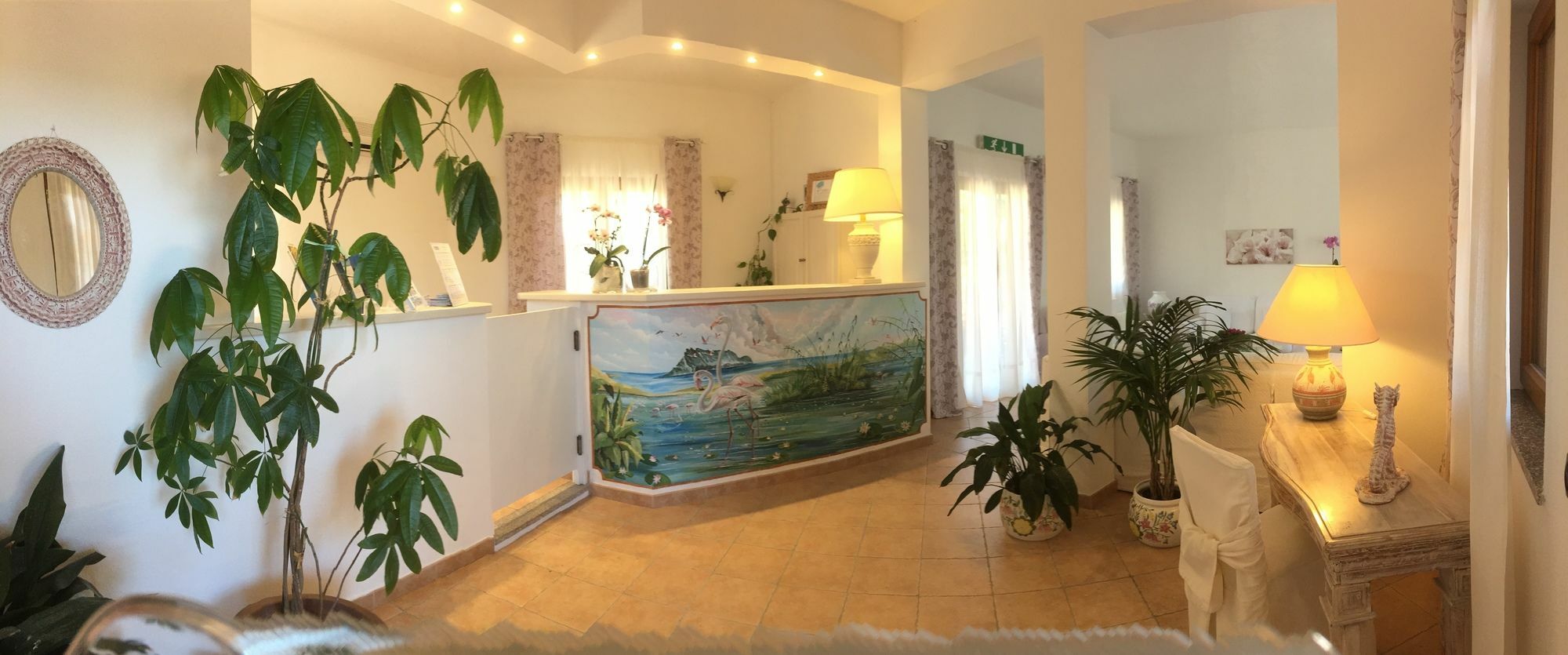 Relais Fenicottero Rosa Pensionat Porto Taverna Eksteriør billede